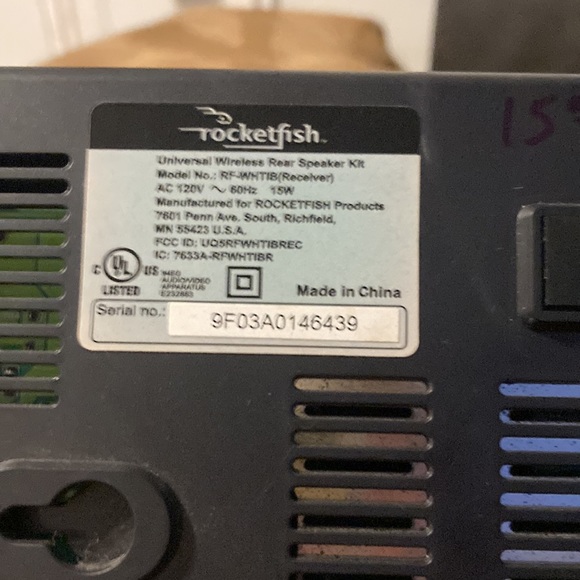 Rocketfish RF-WHTIB Receiver - Picture 2 of 2